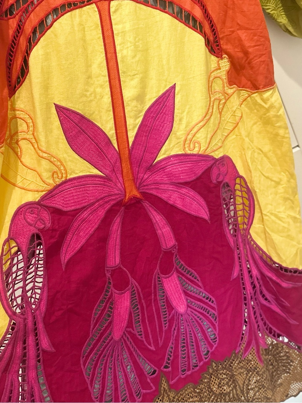 FARM Rio Usiacuri Multicolor Richelieu Maxi Dress, XS S - Picture 10 of 10